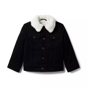 Janie and Jack Kids Corduroy Sherpa Collar Trucker Jacket